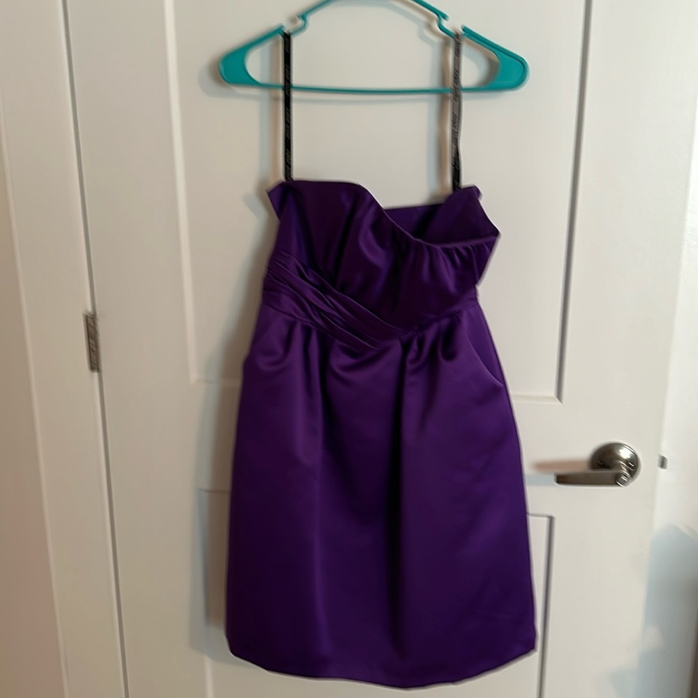 Alfred Angelo purple dress size 10 worn once